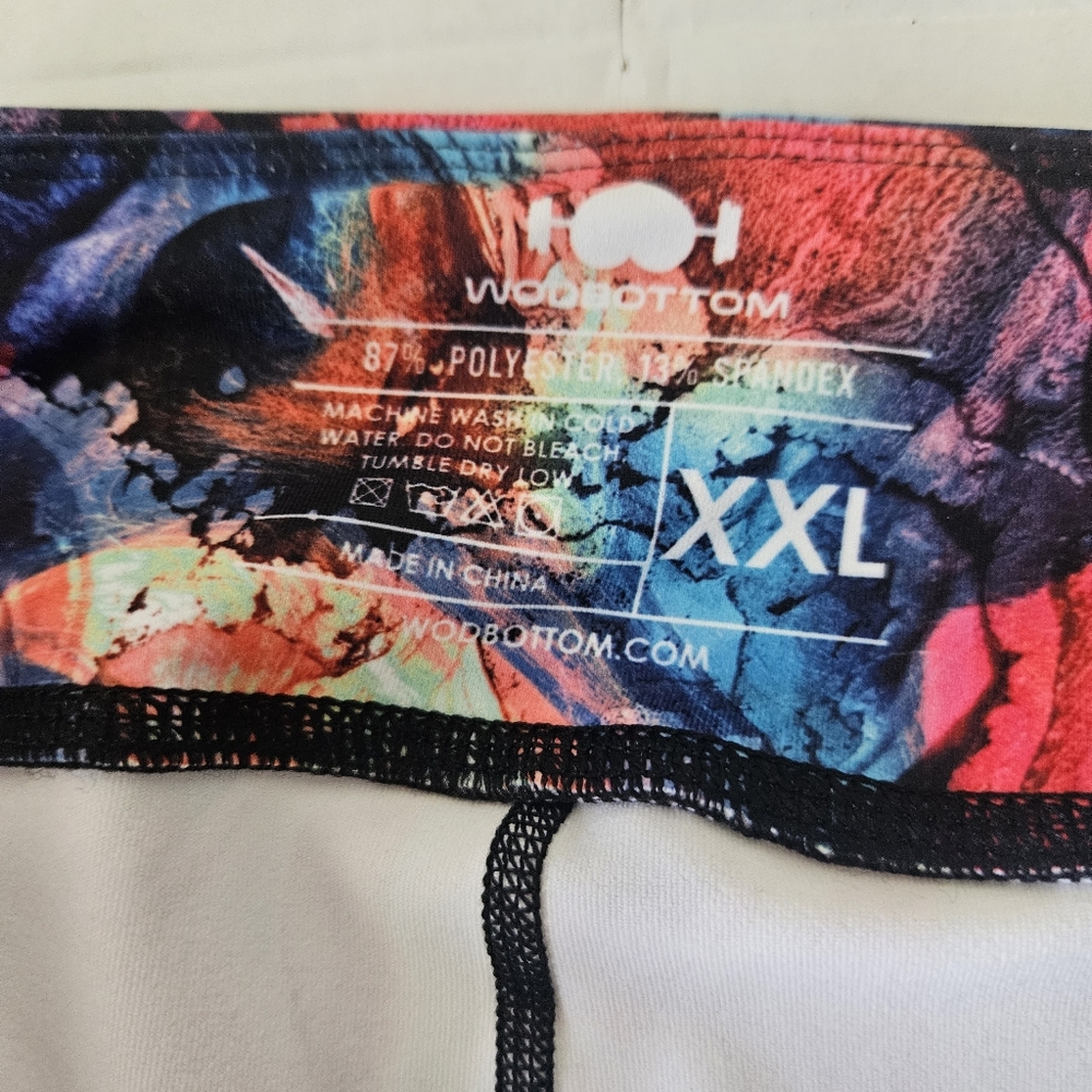 Wodbottom Color Splash Exercise Shorts,NWT, Small - Picture 5 of 7